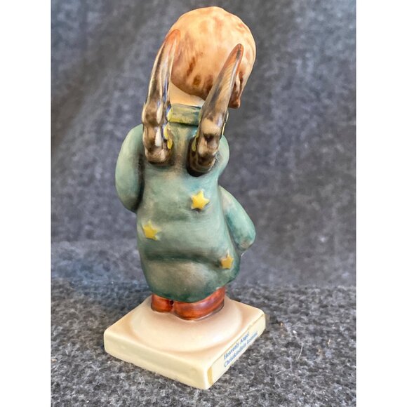 VTG Goebel Hummel Figurine Heavenly Angel Holding Candle 21/0 Missing Bee TMK-6 - Picture 5 of 8